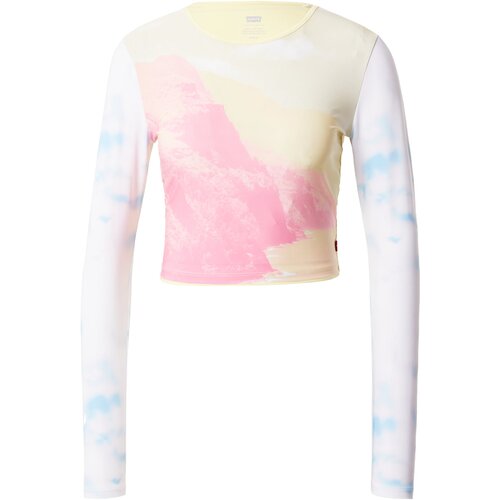 Levi&amp;#039;s Majica svetlo modra / svetlo rumena / roza / off-bela Slike