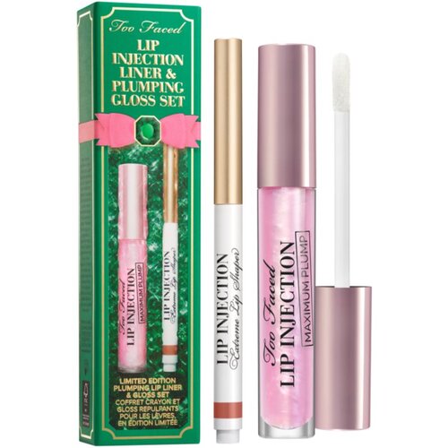 Too Faced Lip Injection Liner & Plumping Gloss darilni set Original (za ustnice) Cene