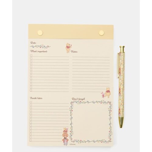Sinsay Set: planer i kemijska olovka 2 pack Winnie the Pooh Slike