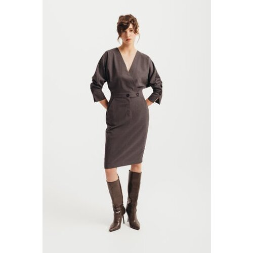 Legendww zenska poslovna haljina s v izrezom Cene