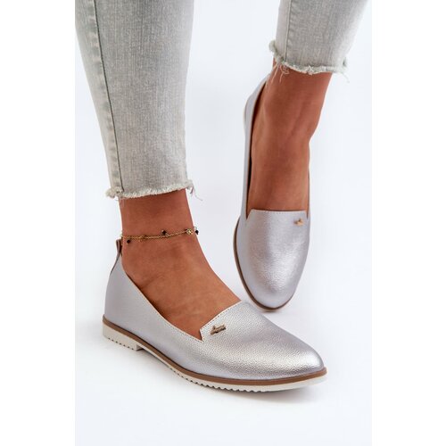 Kesi Women's flat loafers Silver Enzla Slike