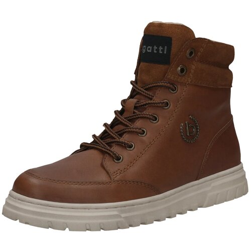 Bugatti Gležnarji z vezalkami konjak Slike