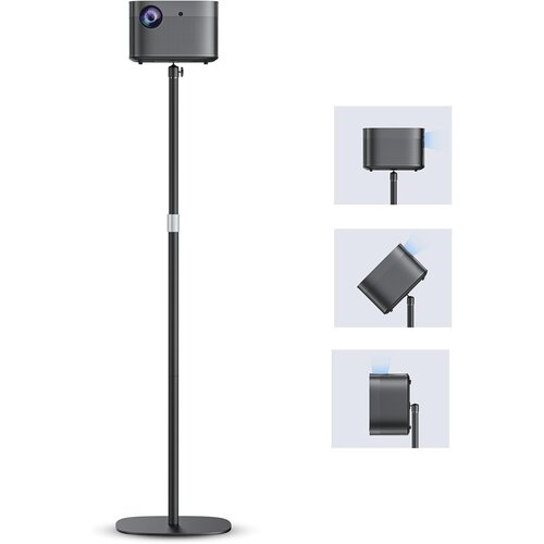 POLESTO Kovinsko Stojalo za Projektor z Nastavljivo Vi&scaron;ino 50&ndash;125 cm, z 360&deg; Vrtenjem Cene