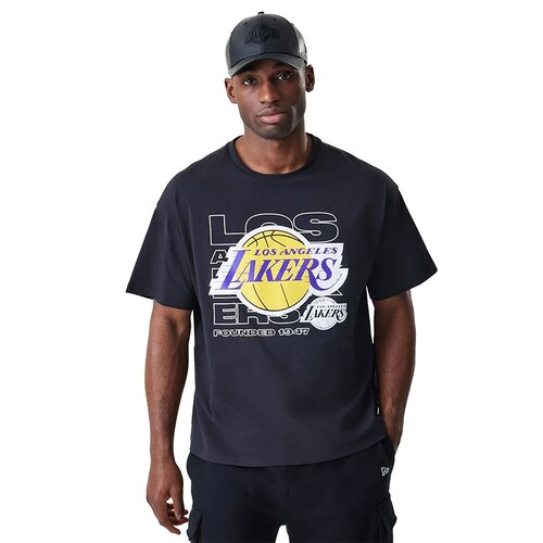 New Era Los Angeles Lakers Outline Oversize majica Cene