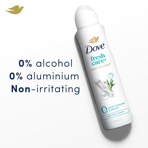 Dove 0% ALU Sea Minerals deodorant brez alkohola in vsebnosti aluminija v pr&amp;scaron;ilu 150 ml Slike