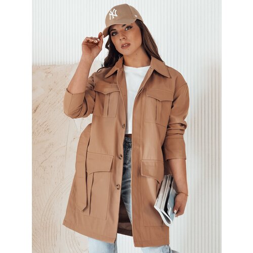 DStreet Płaszcz damski VERMONT khaki Slike
