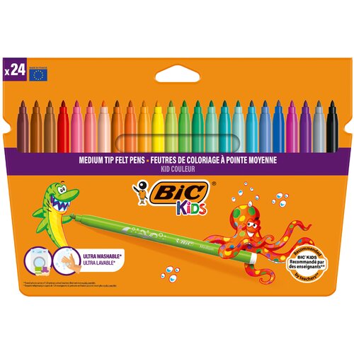 Bic KIDS fiber pero Kid Couleur medium, kartonska &amp;scaron;katla 24, (21655245) Slike