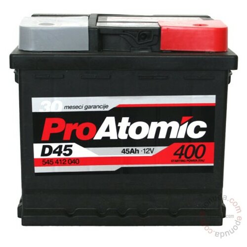 Proatomic 12V 45Ah 400A D+ akumulator Slike