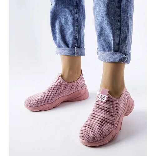 Gemre Women&amp;#039;s Pink Slip-On Lightweight Sports Shoes Azalee Slike