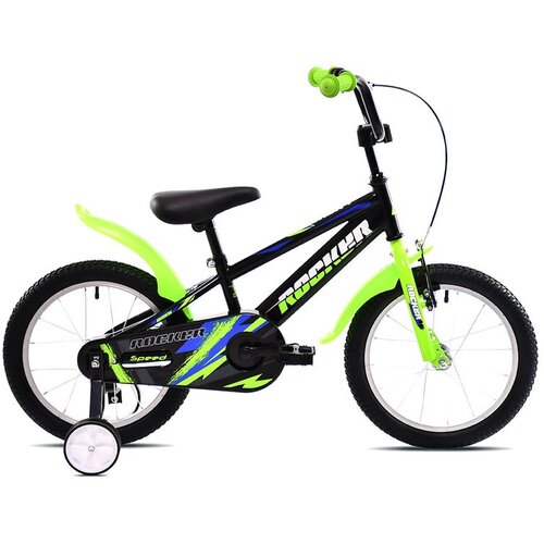 Adria Bicikl 16" Rocker dječji, crno zeleni Cene