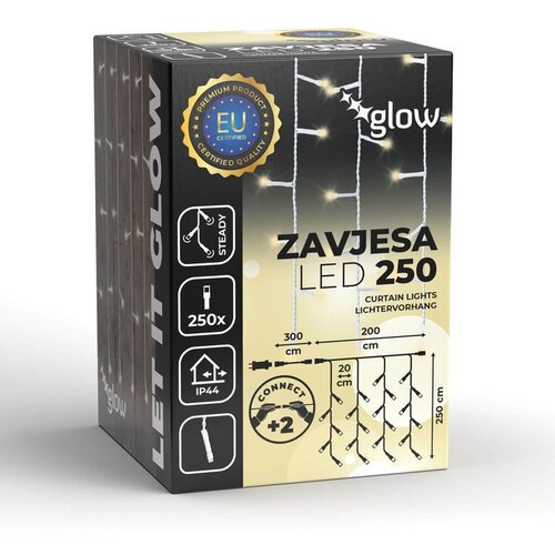 Home deco 250 LED zavjesa - bijele žaruljice Cijene
