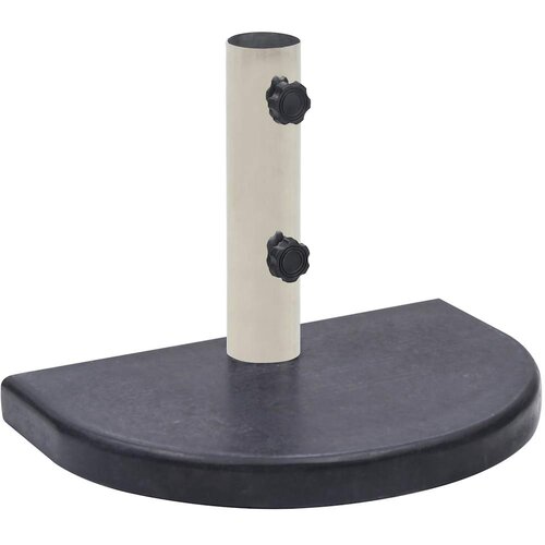  Postolje za suncobran crno 40 x 28 x 4 cm granitno Slike