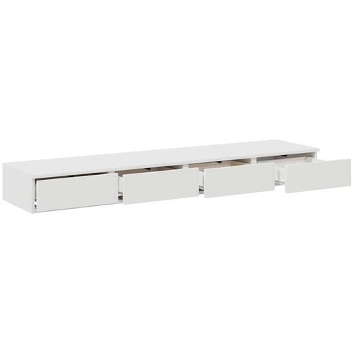  Ladice za krevet Bijelo 135 x 36,5 x 16,5 cm Konstruirano drvo Slike