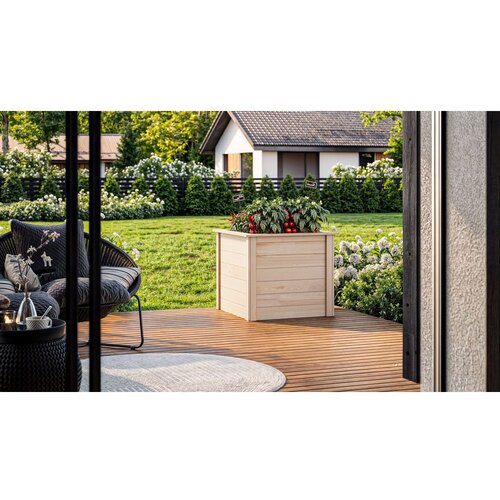 Cortum visoka vrtna gredica 80x80x75 cm Mirta Slike