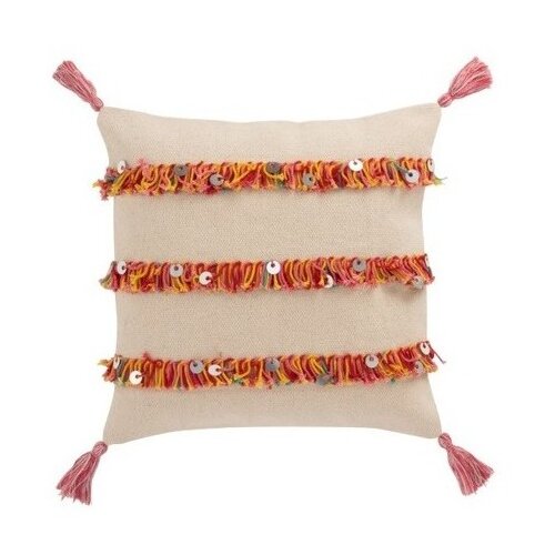 J-Line coussin 3RANG fran cot bei/mix (45x45x3cm) narančasta Cijene