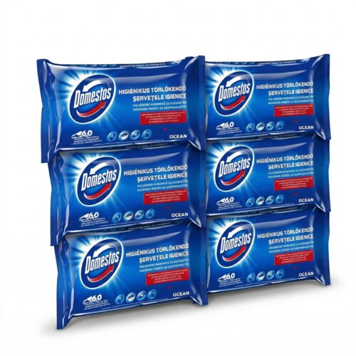 Domestos higijenske maramice za kućanstvo / Ocean 60/1 x 6kom / XXL pakiranje Cijene