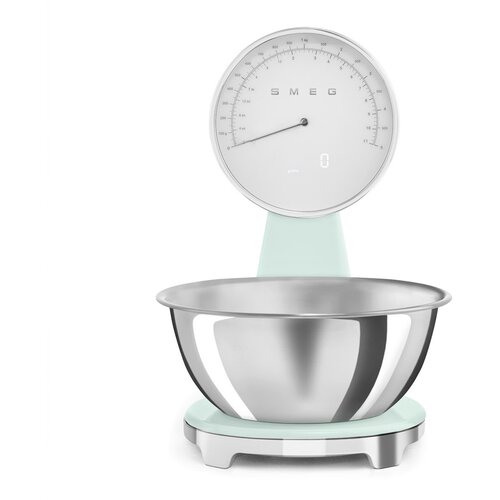 Smeg SMÈG KSF01PGWW digitalna i analogni iz kuhinjska vaga, retro dizajn 50-ih, maks. 5kg, svijetlo zelena Cijene
