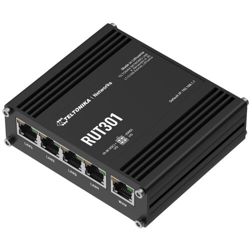 Teltonika RUT301 Ethernet Router, 1 x WAN, 4 x LAN, 1 x USB 2.0 Cene