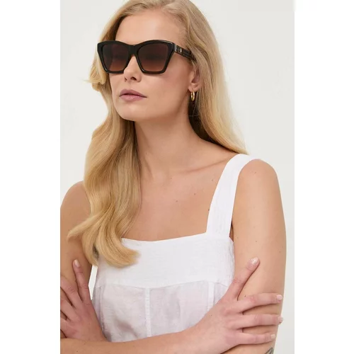 Burberry Sončna očala ženski, rjava barva