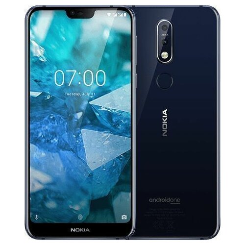 Nokia 7.1 DS Midnight Blue mobilni telefon Slike