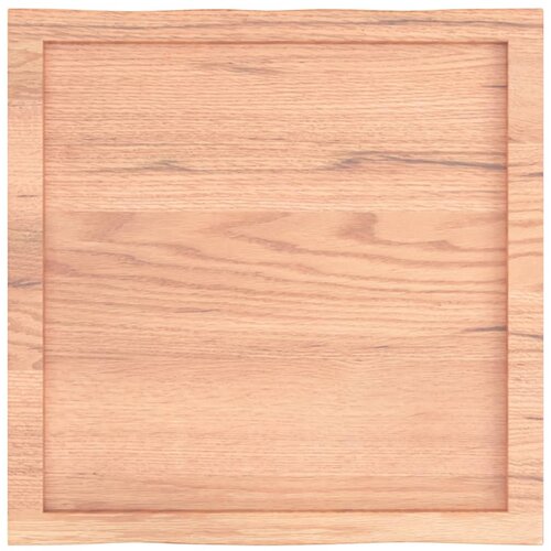Stolna ploča svjetlosmeđa 60x60x(2-4) cm obrađena hrastovina Slike