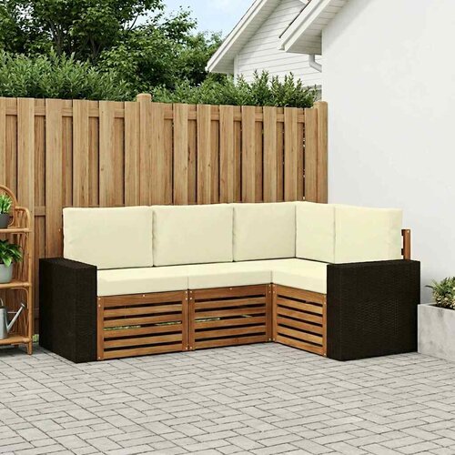  Set vanjskih sofa 4 kom. Poliester Cijene