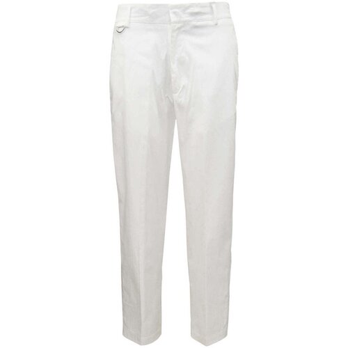 Low Brand Hlače Chino / Carrot - Bela Cene