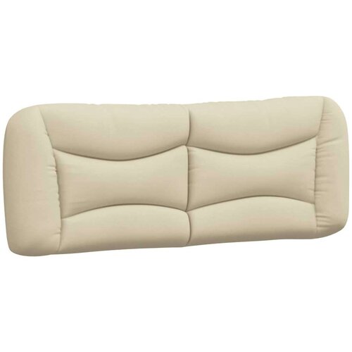 vidaXL Vzglavna stranica krem 140 cm blago Cene