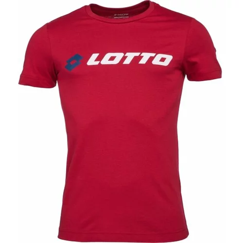 Lotto MSC TEE II LOGO Muška majica kratkih rukava, crvena, veličina