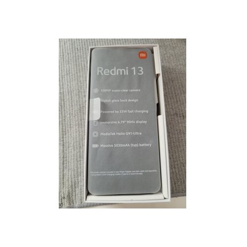 Xiaomi Redmi 13 6/128GB Midnight Black (MZB0GZ5EU) OUTLET Slike