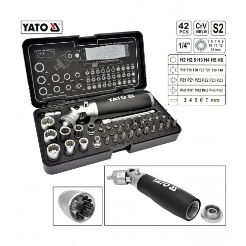 Yato Set bitova 42/1 YT-2806