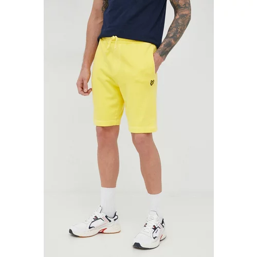 Lyle & Scott Pamučne kratke hlače za muškarce, boja: žuta
