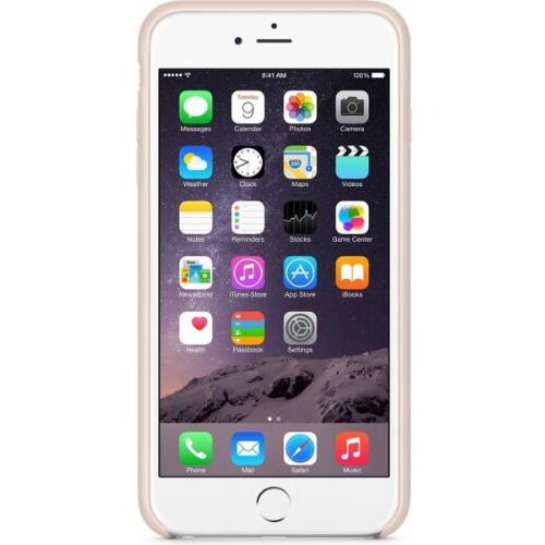 Apple leather case MGR52ZM/A za iphone 6 / 6S plus - original roza Slike