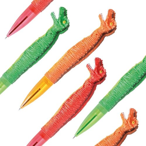  Squeezy pen, hemijska olovka, gumena, tiranosaurus reks, miks ( 411451 ) Cene