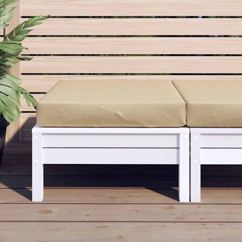  Jastuk za palete pro&amp;scaron;arani bež 60x60x9,5 cm od tkanine Slike