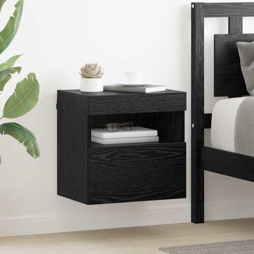 vidaXL TV zidni ormar Crni hrast 40 x 30 x 40 cm Konstruirano drvo Cene