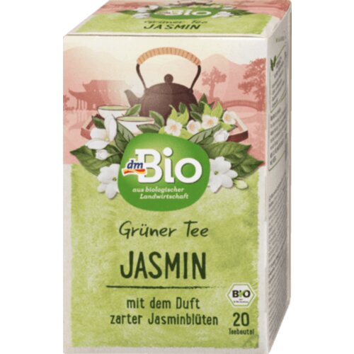 dmBio zeleni čaj sa jasminom, 20 kesica 30 g Slike