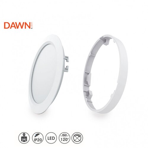Dawn led panel KNC1-12W 4000K 960lm 120&deg; IP20 / ram Cene