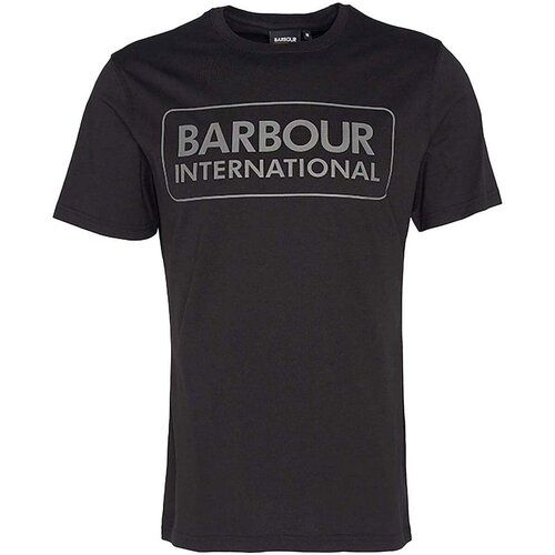 Barbour Essential Large Logo T-Shirt Black/Pewter Crna Cijene