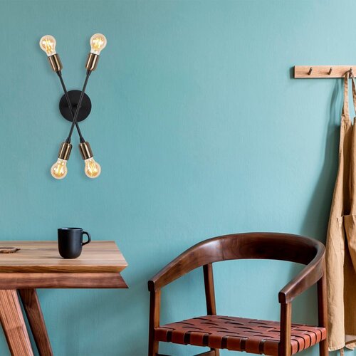 Opviq Fleur - 3401 Black Wall Lamp Cene