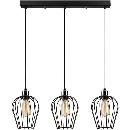 Opviq lights crna viseća svjetiljka za 3 žarulje Tel Long Cijene