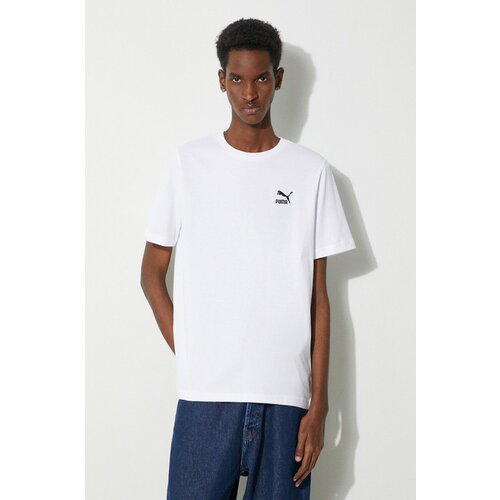 Puma CLASSICS SMALL LOGO TEE, muška majica, bela 679187 Slike