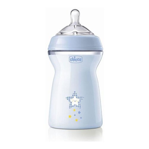 Chicco nf plastična flašica,330ml,silikon,6m+,dečak ( A075865 ) Cene