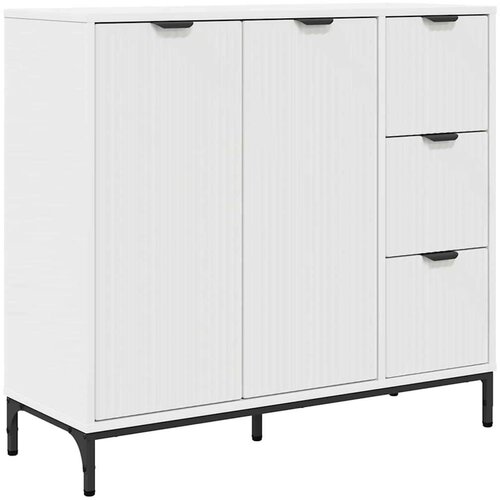 VidaXL Kreveta s ladicama Bijelo 89,5 x 33 x 82 cm Konstruirano drvo Slike