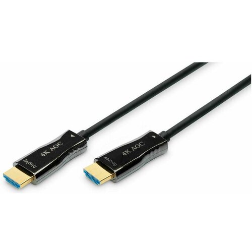 Digitus Glasfaser / HDMI video priključni kabel [1x muški konektor HDMI - 1x muški konektor HDMI] 30.00 m crna Cijene