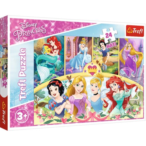 TREF LINE puzzle 24 dela Maxi Disney Princess Cene