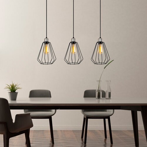 kese - 6236 black chandelier Slike