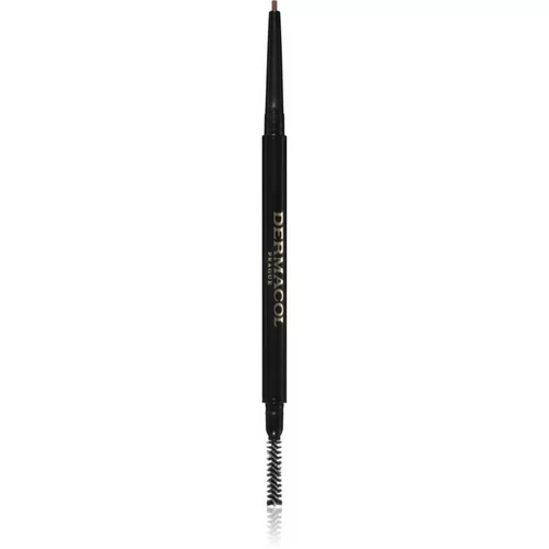 Dermacol Eyebrow Micro Styler automatska olovka za obrve sa četkicom nijansa No.02 0,1 g