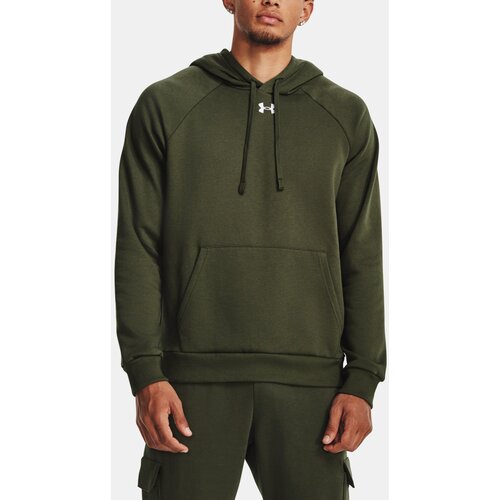 Under Armour Sweatshirt UA Rival Fleece Hoodie-GRN - Men Slike