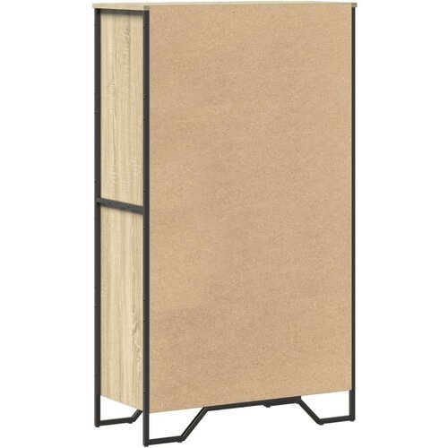  Visoka komoda boja hrasta 79 5x35 5x137 5 cm konstruirano drvo Slike